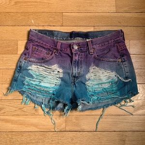 LF Furst Of A Kind Dyed Levi’s Shorts